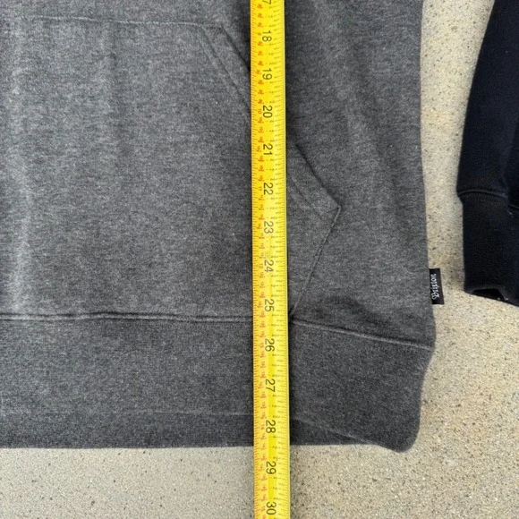 Brixton Company Mens Gray Black‎ Colorblock Hoodie Sweatshirt Size M - Picture 5 of 6